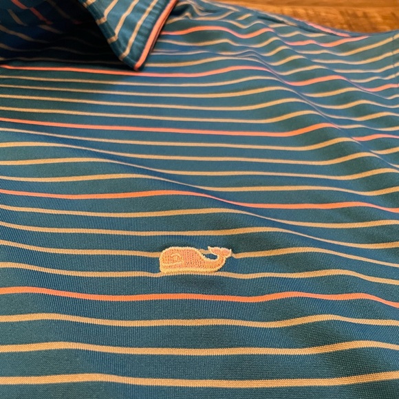 Vineyard Vines Performance Sankaty Stripe Polo - Picture 4 of 7